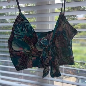 Tropical print set